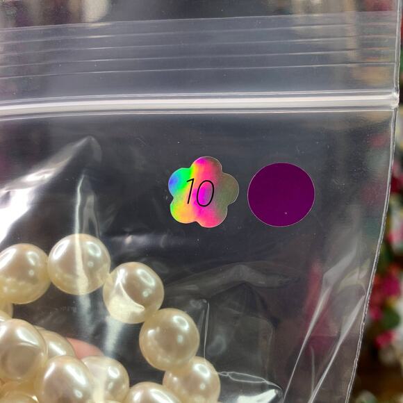 Vintage Japan Freshwater Pearl Choker Necklace Multi-Strand Spectrum NEW - Picture 6 of 7